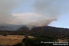 Fire in Areviq National Park Area: Damage Assessment in Progress