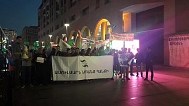Large March Held in Yerevan In Support of Amulsar
