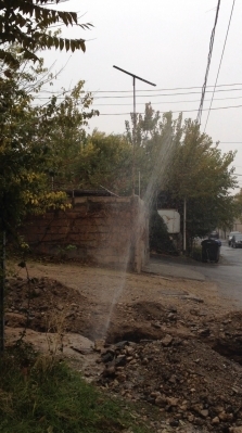 Պարսեղով փողոցի վթարված ջրագիծն ի վերջո վերանորոգվել է բնակիչների կողմից