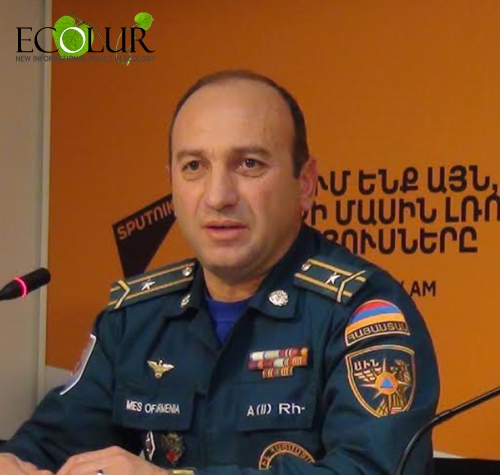 Замначальника спасательного департамента Еревана надеется, что наводнения в Ереване не будет