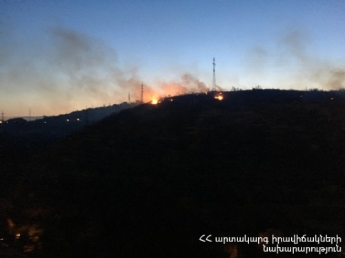 Fire Broken Out Near Tsitsernakaberd Complex Extinguished: Around 20 ha Vegetation Cover Burnt Down