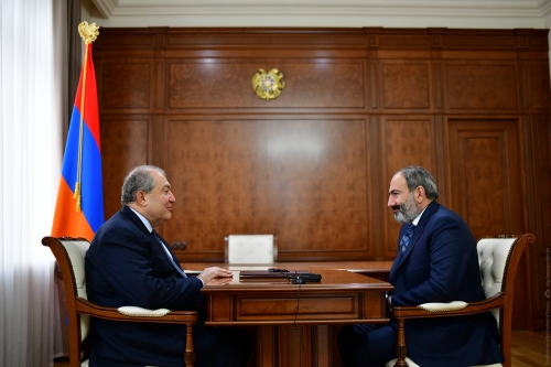 Nikol Pashinyan  Appointed RA Prime Minister Uppn Armenian President Armen Sargsyan's Decree